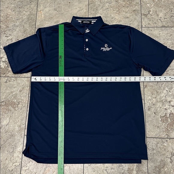 Navy Short-Sleeve Polo Civitan International Golf Benefit Golden Horseshoe Golf - Picture 4 of 8